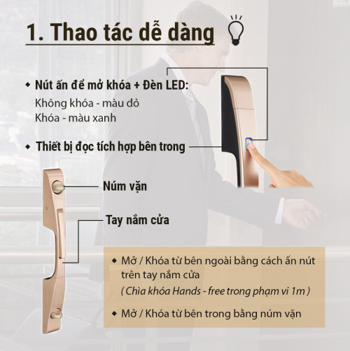 Khóa thông minh iEL ZERO hãng MIWA Nhật Bản